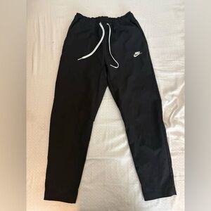Nike Black Sweatpants with White Accents
